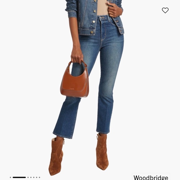 L'AGENCE Mira Ultra Highrise Micro Bootcut Crop Jean - Picture 2 of 8